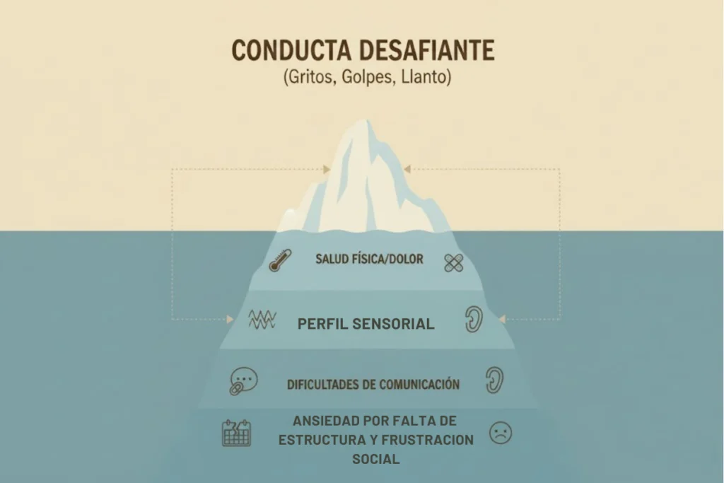 iceberg desencadenantes